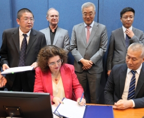Acordo com a Universidade Politecnica do Noroeste (NWPU)e a China Southern Sci-Tech (Guangdong Hengqin) Co., Ltd. (CSSC) 16/06/2026 Foto: Beto Monteiro/GRE Ascom